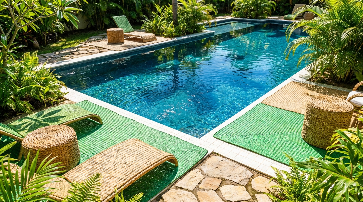 découvrez comment utiliser le jonc de mer pour créer une piscine esthétique et naturelle, alliant charme rustique et confort écologique.