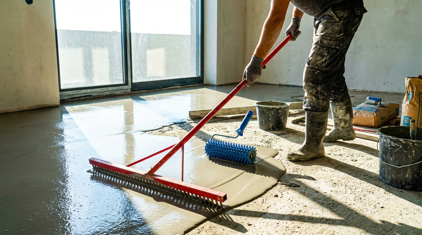 apprenez à utiliser un râteau ragréage pour obtenir une surface parfaitement lisse. guide étape par étape pour un travail précis et professionnel.