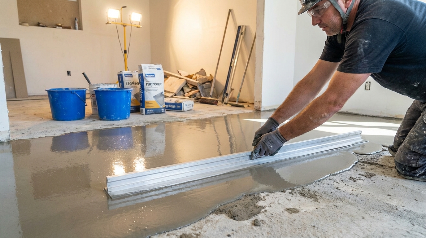 découvrez tout ce qu'il faut savoir sur le ragréage : définition, utilité, techniques et conseils pour réussir vos travaux de nivellement de sols.