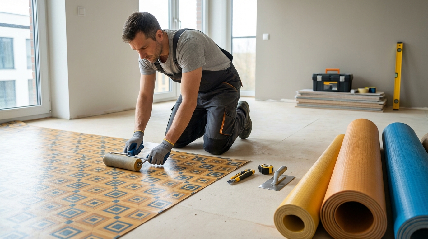 découvrez le prix moyen de la pose de lino au m², les facteurs influençant le coût, et des conseils pour bien budgétiser votre projet de revêtement de sol.