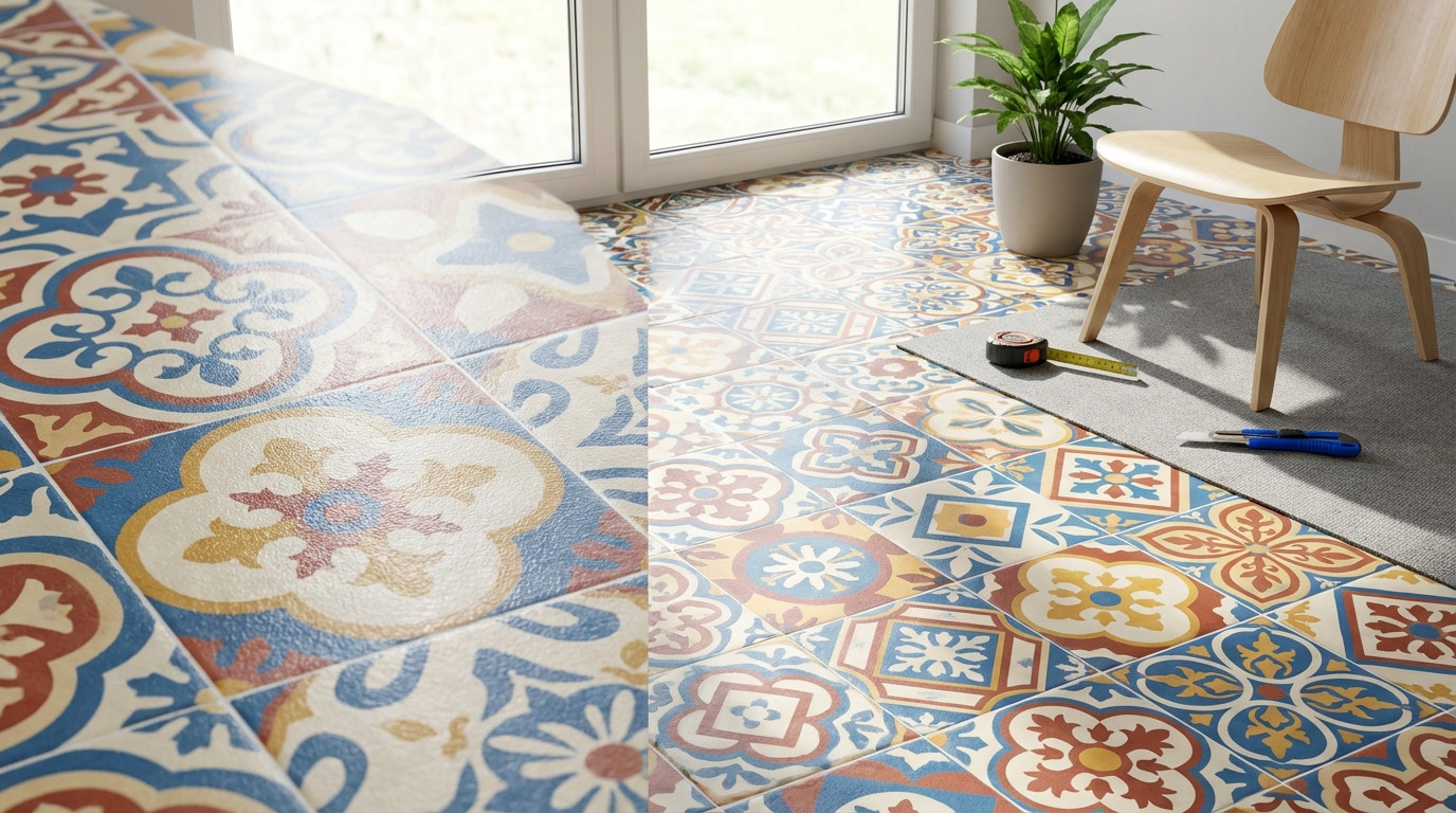 découvrez les avantages du sol vinyle imitation carreaux de ciment et obtenez des conseils pratiques pour son installation facile et durable dans votre intérieur.