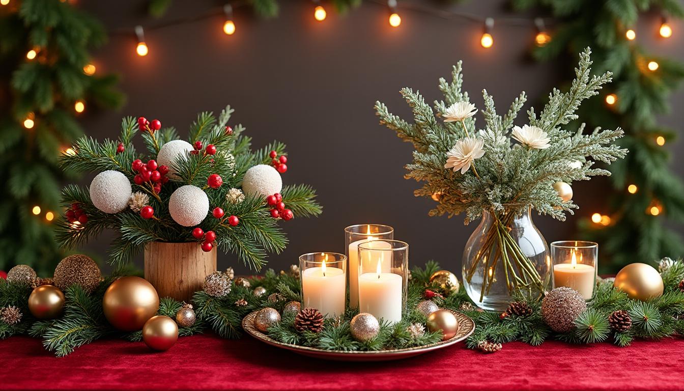 découvrez nos conseils pour choisir le centre de table de noël idéal qui sublimera votre décoration festive et apportera une ambiance chaleureuse à votre repas.