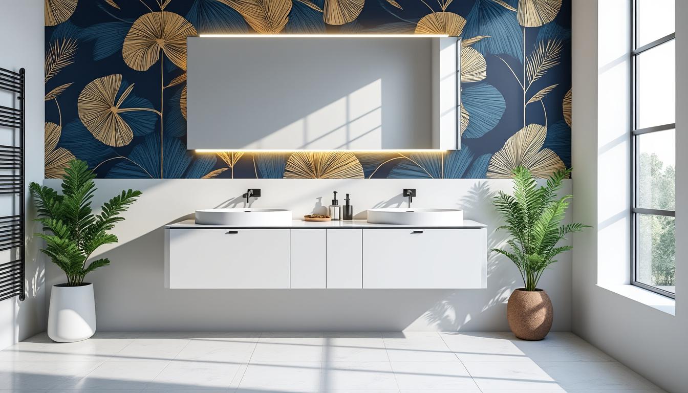 découvrez comment sélectionner le papier peint parfait pour une salle de bain moderne, alliant style, résistance à l'humidité et facilité d'entretien.