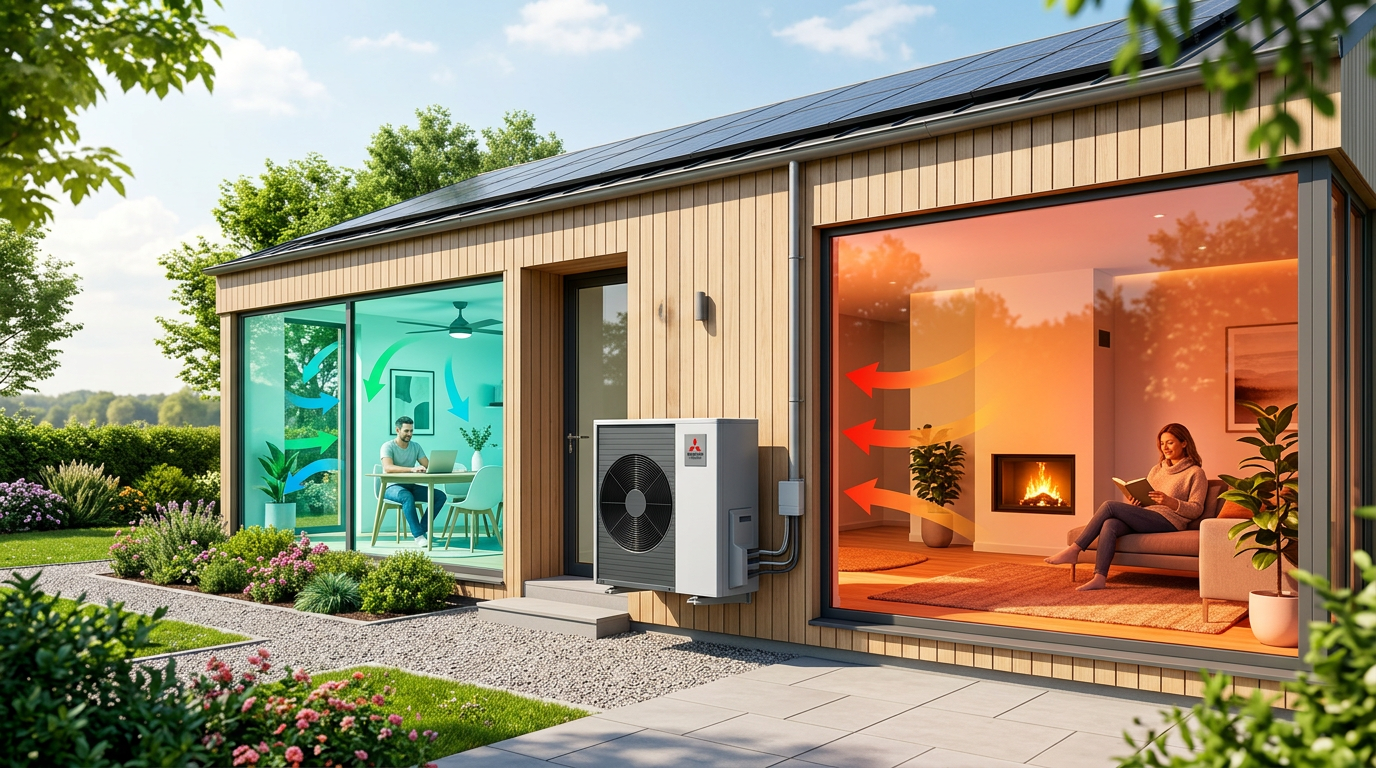 découvrez les avantages d'une pompe à chaleur réversible pour votre maison : économie d'énergie, confort toute l'année et respect de l'environnement.