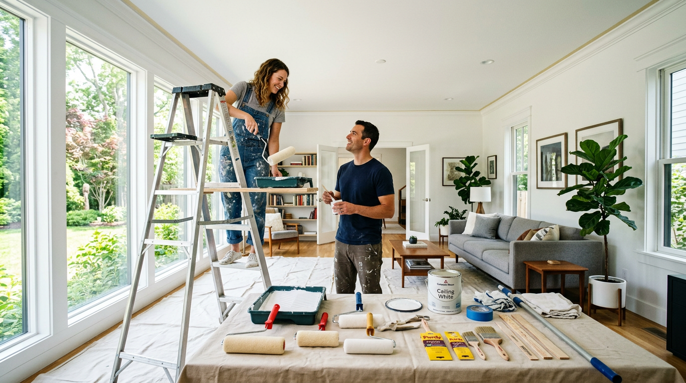 découvrez nos conseils pratiques pour réussir la peinture de votre plafond et obtenir un rendu parfait, propre et durable.