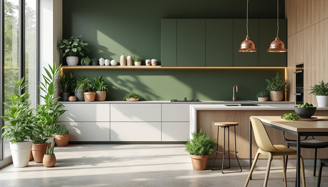 découvrez comment choisir la peinture vert olive parfaite pour votre cuisine et créez un espace chaleureux et élégant qui sublime votre décoration.