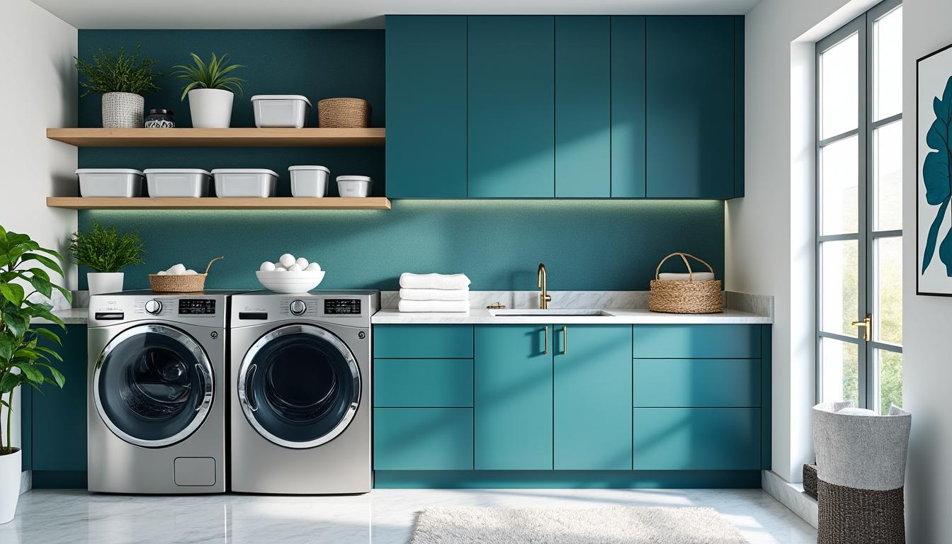 découvrez nos astuces pour aménager une buanderie fonctionnelle et esthétique, alliant organisation optimale et design soigné pour un espace pratique et agréable.