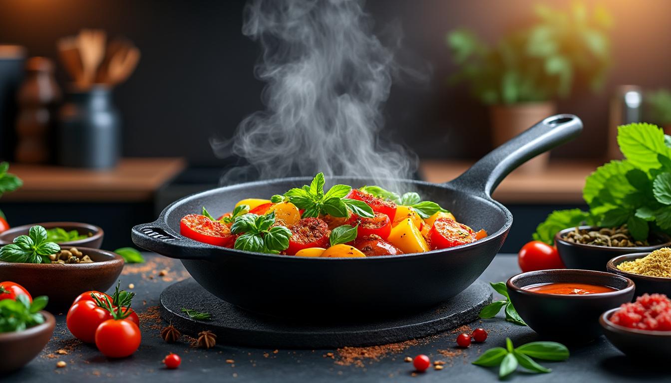 explorez les secrets de la cuisine noire pour transformer et sublimer vos plats avec des saveurs uniques et une présentation élégante.