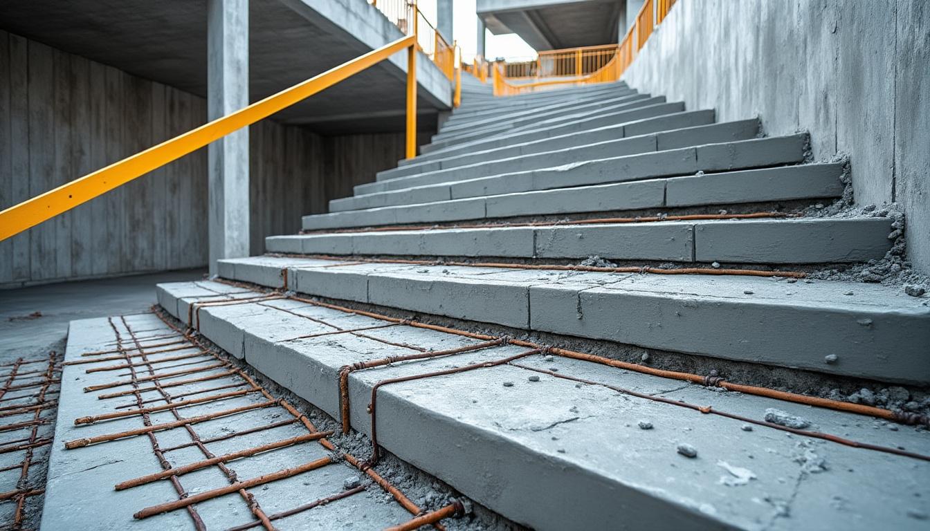 apprenez à concevoir un escalier en béton solide et durable grâce à nos conseils pratiques et techniques pour assurer robustesse et longévité.