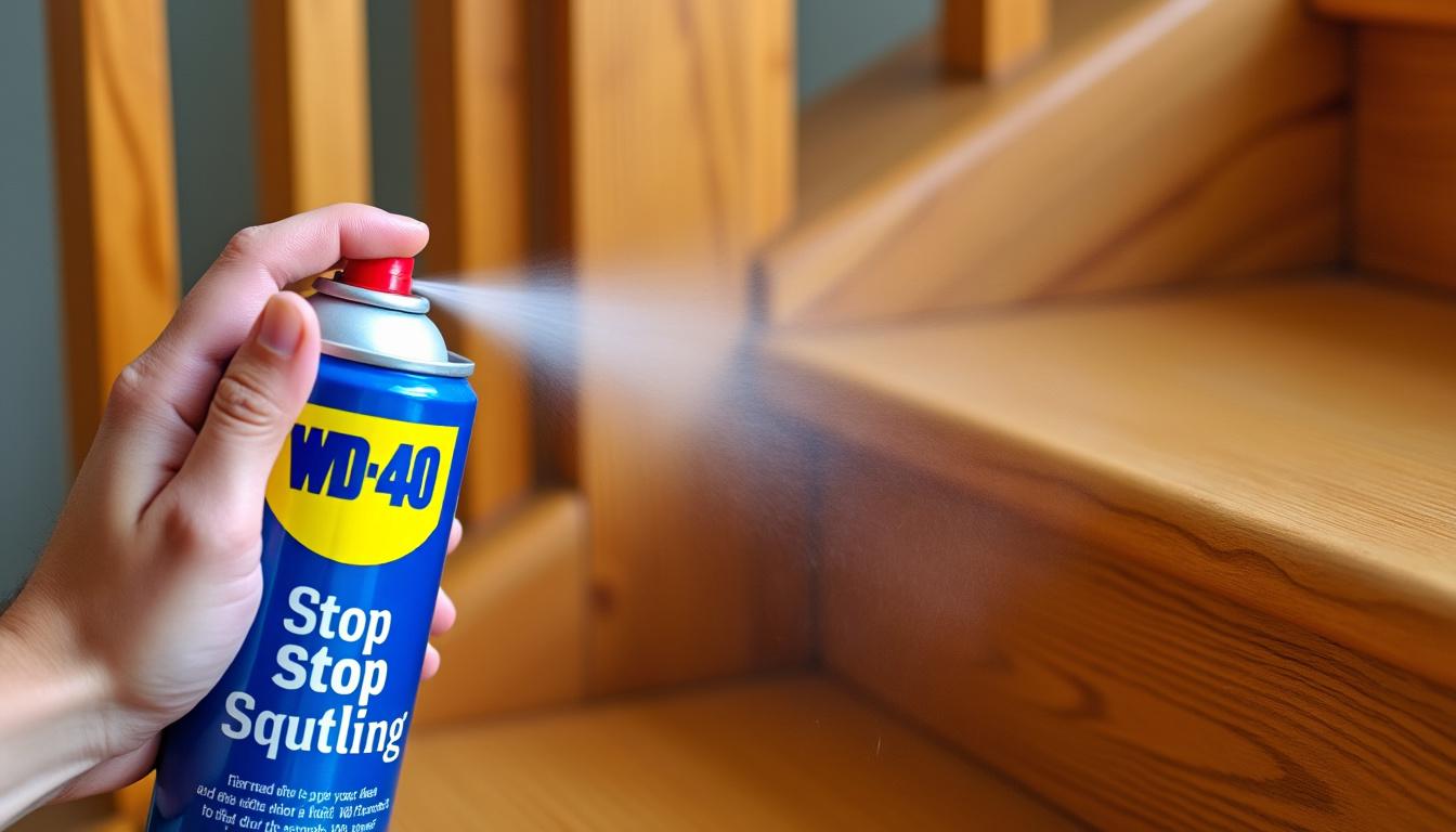 découvrez comment utiliser wd-40 pour éliminer efficacement les grincements de votre escalier et retrouver un intérieur calme et silencieux.