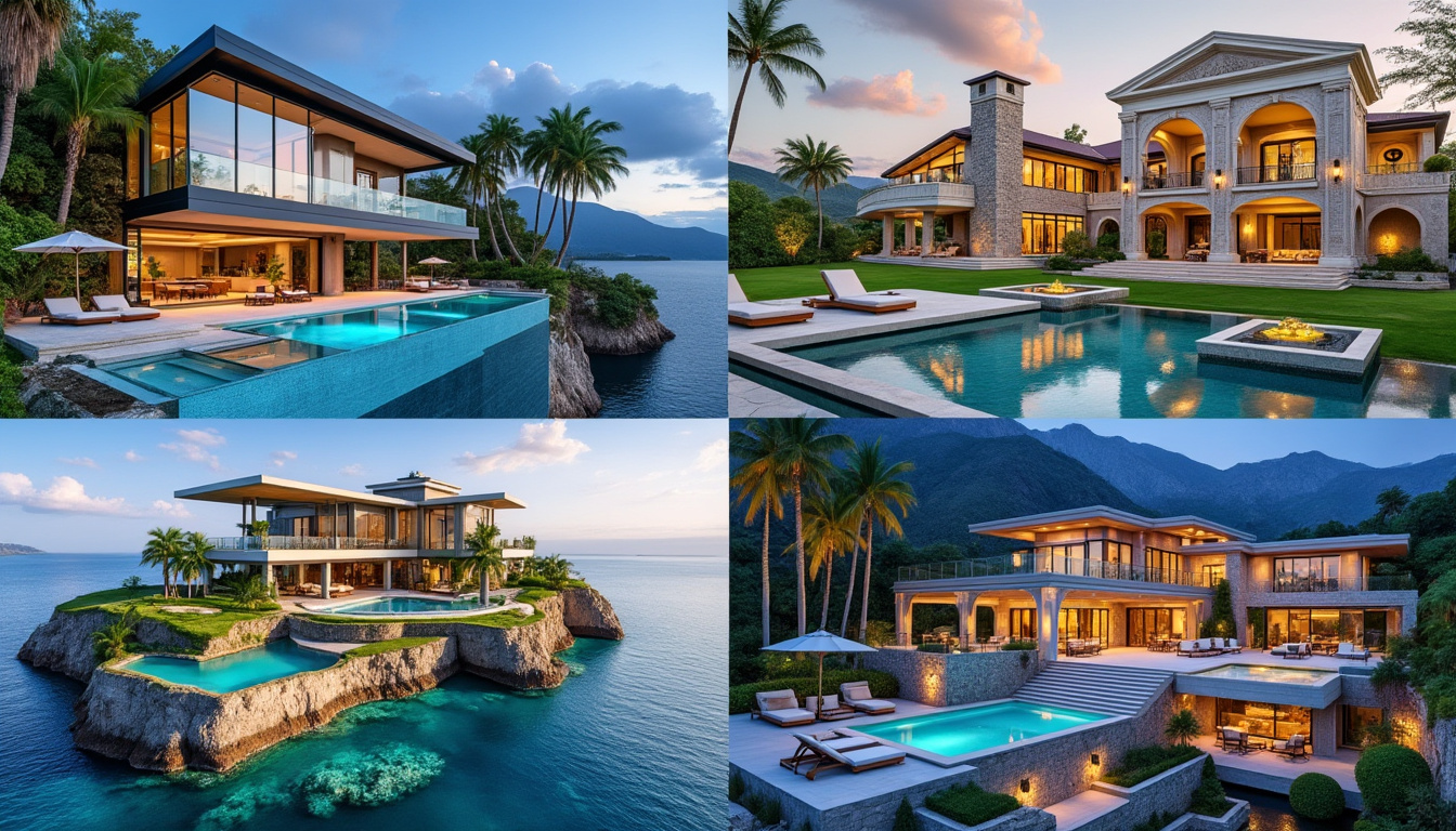 explorez les maisons les plus luxueuses du monde et découvrez les caractéristiques exceptionnelles qui les rendent uniques et incroyablement précieuses.