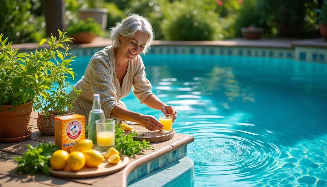 découvrez un remède de grand-mère efficace pour éliminer l'eau verte de votre piscine et retrouver une eau claire et saine rapidement.