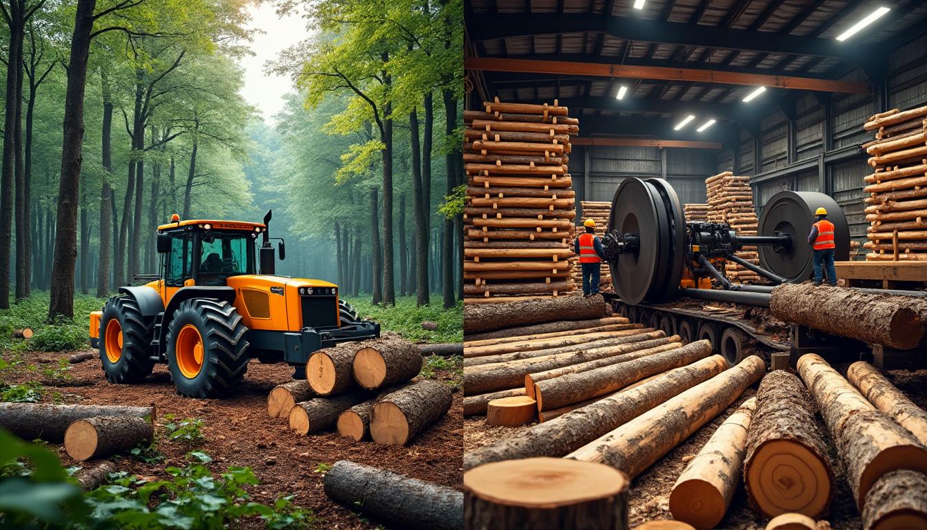 découvrez le parcours des grumes, de leur récolte en forêt à leur transformation en scierie. tout savoir sur les étapes clés et les techniques utilisées.