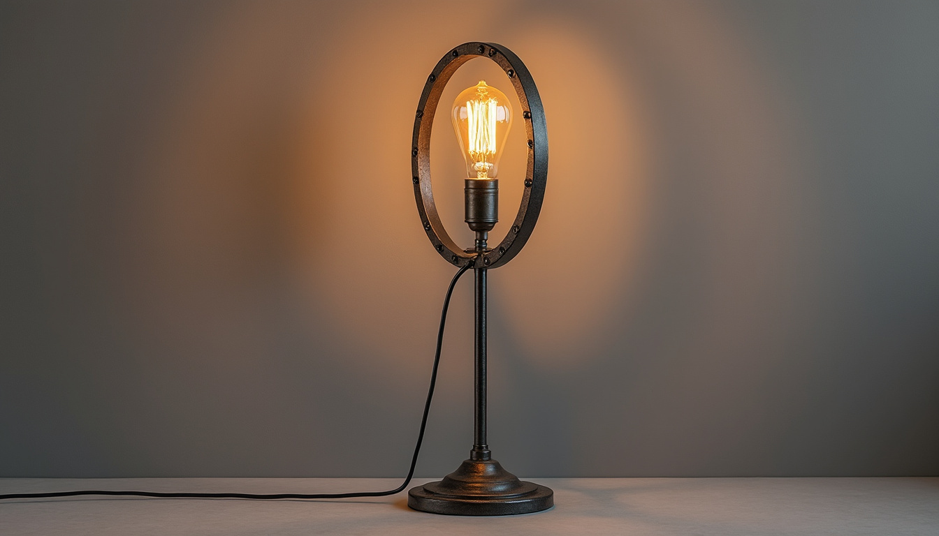 découvrez le charme unique du lampadaire industriel anneaux croisés tribeca, alliant design moderne et élégance vintage pour sublimer votre intérieur.
