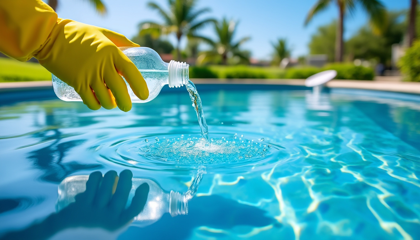 découvrez comment utiliser la javel pour entretenir efficacement votre piscine, en éliminant les bactéries et en gardant l'eau propre et claire toute la saison.