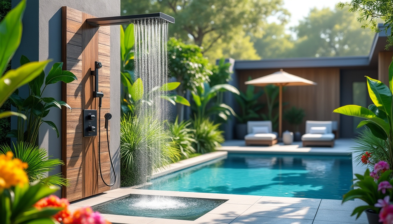 découvrez comment choisir la douche piscine idéale pour votre espace extérieur, avec nos conseils pratiques pour allier confort, fonctionnalité et design.